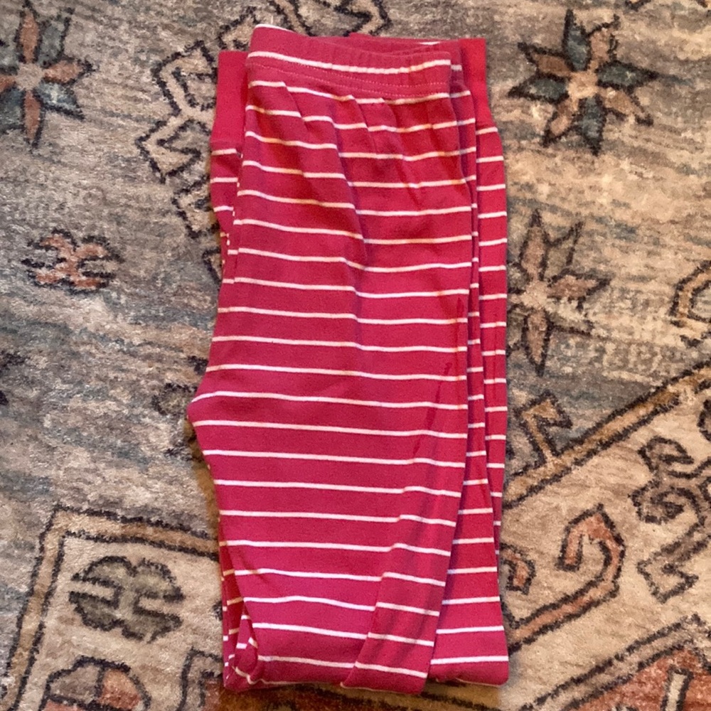 Pink pajama pants. Nice snug fit. Only worn a couple times.